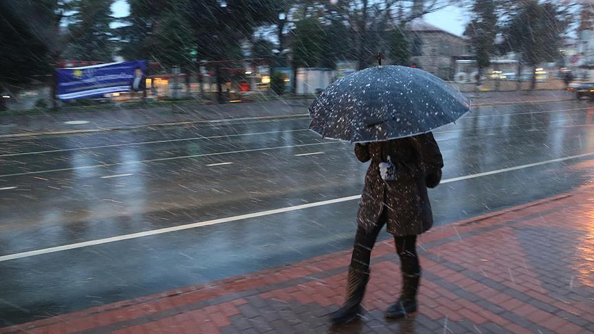 Marmara'da karla karışık yağmur bekleniyor